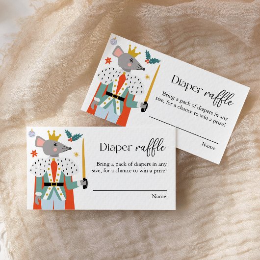 Nutcracker Weihnachtsduschmaschine Windelwindeln Begleitkarte