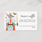 Nutcracker Weihnachtsduschmaschine Windelwindeln Begleitkarte (Vorderseite)