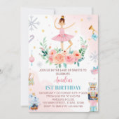 Nutcracker Weihnachtsfeier Einladung (Vorderseite)