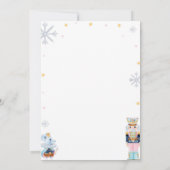 Nutcracker Weihnachtsfeier Einladung (Rückseite)