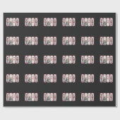 Nutcracker Weihnachtsfeier Geschenk fest Geschenkpapier (Flach)