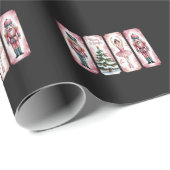 Nutcracker Weihnachtsfeier Geschenk fest Geschenkpapier (Rolleneckpunkt)