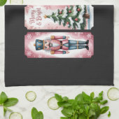 Nutcracker Weihnachtsfeier Geschenk fest Geschirrtuch (Gefaltet)