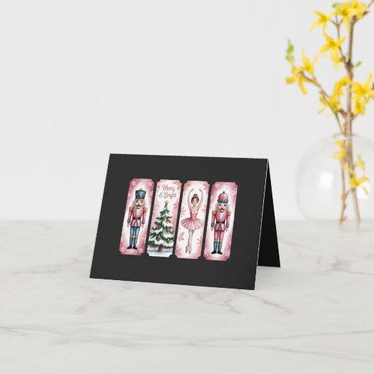 Nutcracker Weihnachtsfeier Geschenk fest Karte (Gelbe Blume)