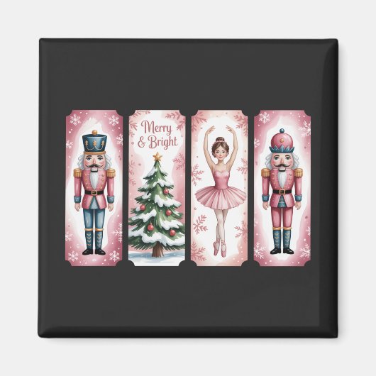 Nutcracker Weihnachtsfeier Geschenk fest Magnet (Vorne)