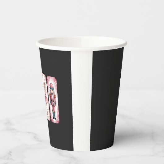 Nutcracker Weihnachtsfeier Geschenk fest Pappbecher (Links)