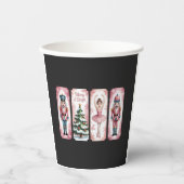 Nutcracker Weihnachtsfeier Geschenk fest Pappbecher (Vorderseite)