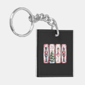 Nutcracker Weihnachtsfeier Geschenk fest Schlüsselanhänger (Vorderseite links)