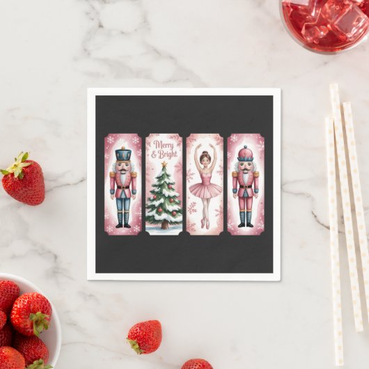 Nutcracker Weihnachtsfeier Geschenk fest Serviette (Beispiel)