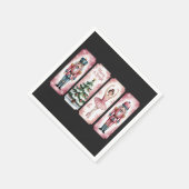 Nutcracker Weihnachtsfeier Geschenk fest Serviette (Ecke)