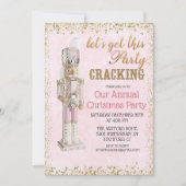 Nutcracker Weihnachtsfeiereinladung Einladung (Vorderseite)