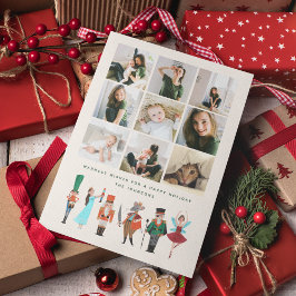 Nutcracker | Weihnachtsfeiertag | Fotokarte Feiertagskarte