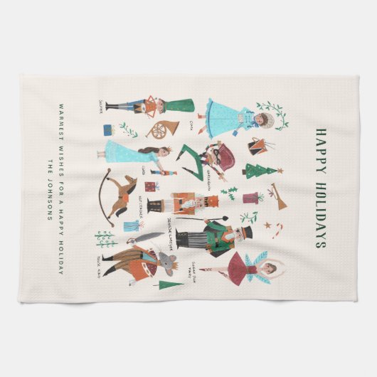 Nutcracker | Weihnachtsfeiertag | Küchentücher (Horizontal)