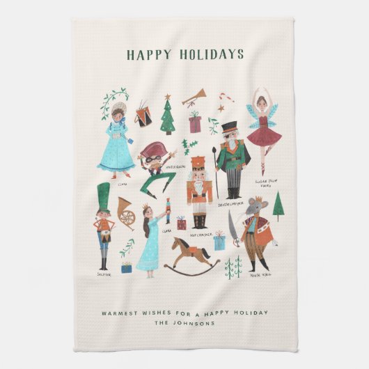 Nutcracker | Weihnachtsfeiertag | Küchentücher (Vertikal)