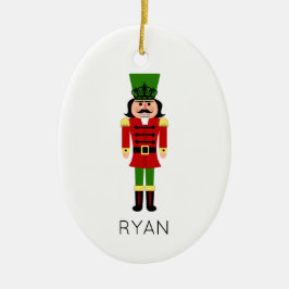Nutcracker Weihnachtsfeiertag NAME Classic Keramik Ornament