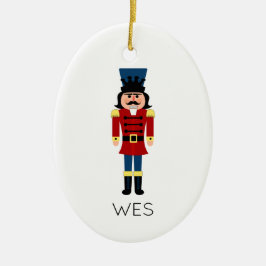 Nutcracker Weihnachtsfeiertag NAME Classic Keramik Ornament