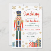 Nutcracker Weihnachtsfeiertag Party Einladung (Vorderseite)