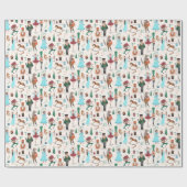 Nutcracker | Weihnachtsfeiertag | Schleifpapier Geschenkpapier (Flach)