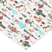 Nutcracker | Weihnachtsfeiertag | Tischläufer (Ecke)