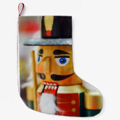 Nutcracker Weihnachtsfeiertage Saons Grüße Kunst Kleiner Weihnachtsstrumpf (Vorderseite)