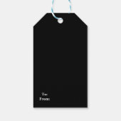 Nutcracker Weihnachtsferien Favor Geschenkanhänger (Rückseite)