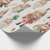 Nutcracker Weihnachtsfest Geschenkpapier (Ecke)