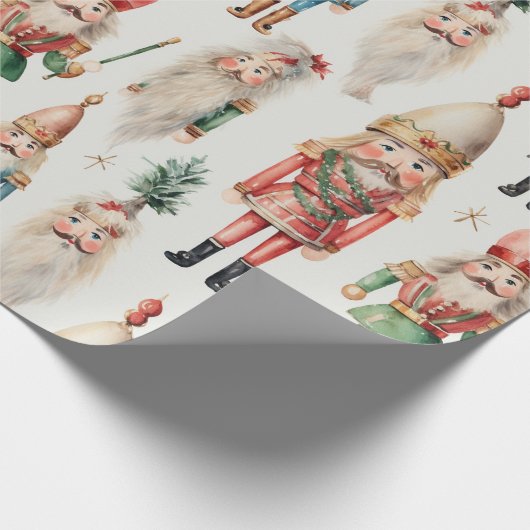Nutcracker Weihnachtsfest Geschenkpapier (Ecke)