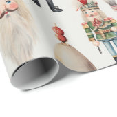 Nutcracker Weihnachtsfest Geschenkpapier (Rolleneckpunkt)