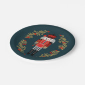 Nutcracker Weihnachtsfest Party Pappteller (Schrägansicht)