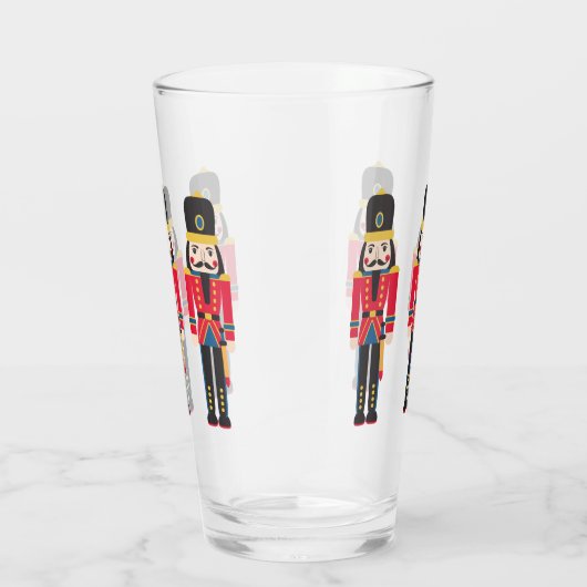 Nutcracker Weihnachtsgeschenk dekorative Bierkrebs Glas (Rechts)