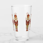 Nutcracker Weihnachtsgeschenk dekoratives Bier Glas (Links)