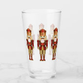 Nutcracker Weihnachtsgeschenk dekoratives Bier Glas (Vorderseite)