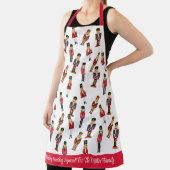 Nutcracker Weihnachtsgeschenk Name & Text hinzufüg Schürze (InSitu)