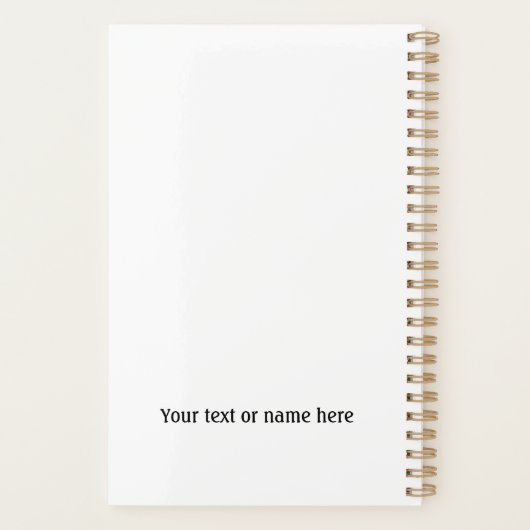 Nutcracker Weihnachtsgeschenk Planer (Rückseite)