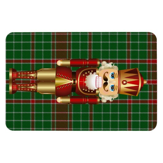 Nutcracker Weihnachtsgeschenk Tall Decoration Magnet (Horizontal)