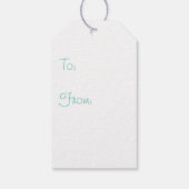 Nutcracker Weihnachtsgeschenke Tags Geschenkanhänger (Rückseite)