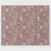 Nutcracker Weihnachtsgeschmack Geschenkpapier (Flach)
