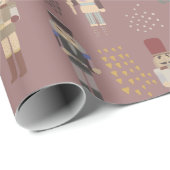 Nutcracker Weihnachtsgeschmack Geschenkpapier (Rolleneckpunkt)