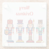 Nutcracker Weihnachtsglas-Untersetzer Glasuntersetzer (Rückseite)