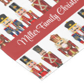 Nutcracker Weihnachtsgrüßen Hinzufügen von Text un Mittelgroßer Tischläufer (Ecke)