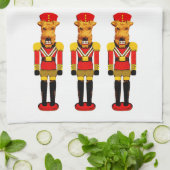 Nutcracker Weihnachtshunde Geschirrtuch (Gefaltet)