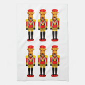 Nutcracker Weihnachtshunde Geschirrtuch (Vertikal)