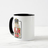 Nutcracker Weihnachtskaffee-Tasse Tasse (Vorderseite Links)
