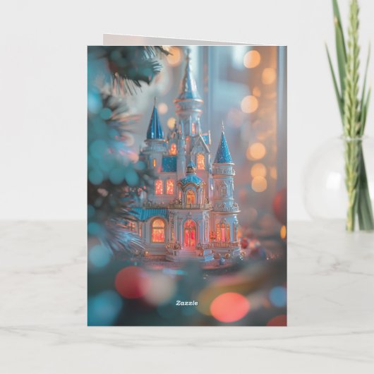 Nutcracker Weihnachtskarte - 5 Zoll x 7 Zoll Dankeskarte (Rückseite)