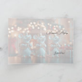 Nutcracker Weihnachtskarte - 5 Zoll x 7 Zoll Dankeskarte (Innenseite)