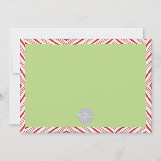 Nutcracker Weihnachtskarte Einladung (Rückseite)