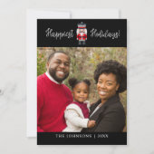 Nutcracker Weihnachtskarte Feiertagskarte (Vorderseite)