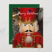 Nutcracker Weihnachtskarte Feiertagspostkarte (Vorne/Hinten)