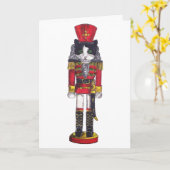 Nutcracker Weihnachtskarte Karte (Gelbe Blume)