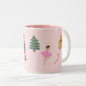 Nutcracker Weihnachtskunstmalerei Tasse (VorderseiteRechts)